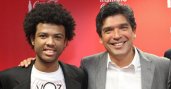 Renê Silva, from Voz das Comunidades, and Lázaro Cunha, director of Steve Biko Institute
