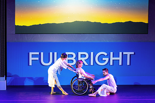 DanceAbility dancers perform to choreography by Alito Alessi, Fulbrighter to Mexico