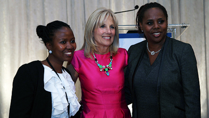 Photo of Jill Biden and TechWomen Participants