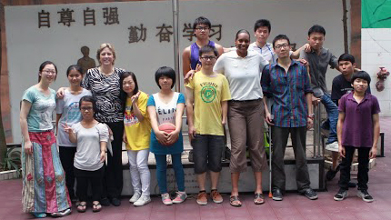 Dr. Becky Clark and Dr. Andrea Woodson-Smith pose with participants.