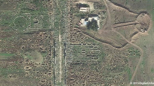 apamea syria satellite photo