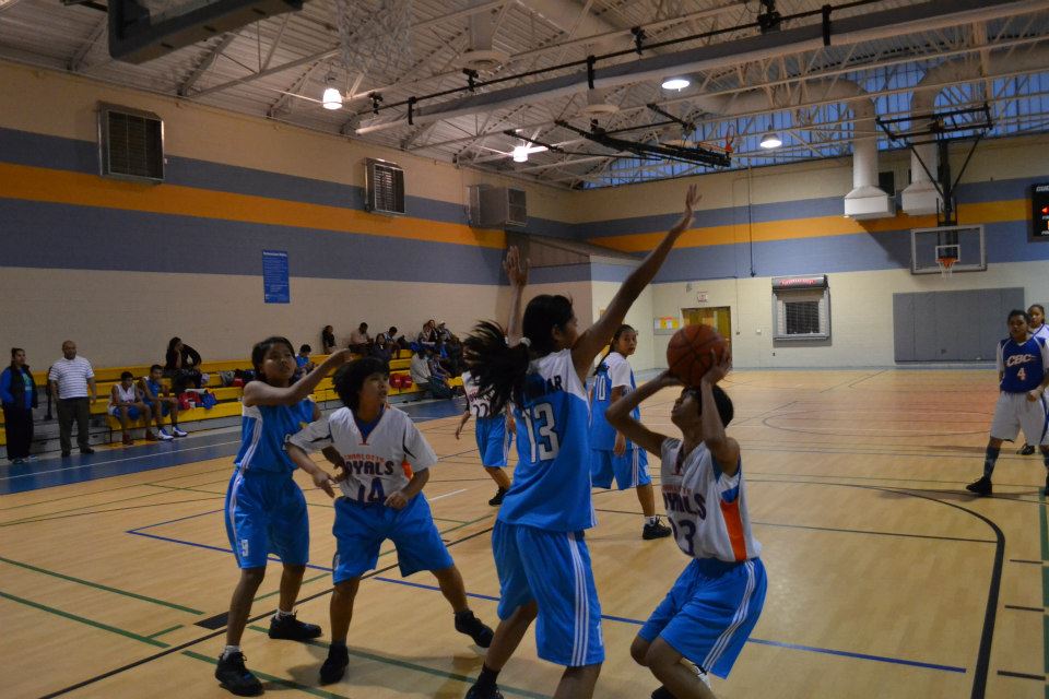 The Burmese visitors take part in a game against their American counterparts in Charlotte, North Carolina.