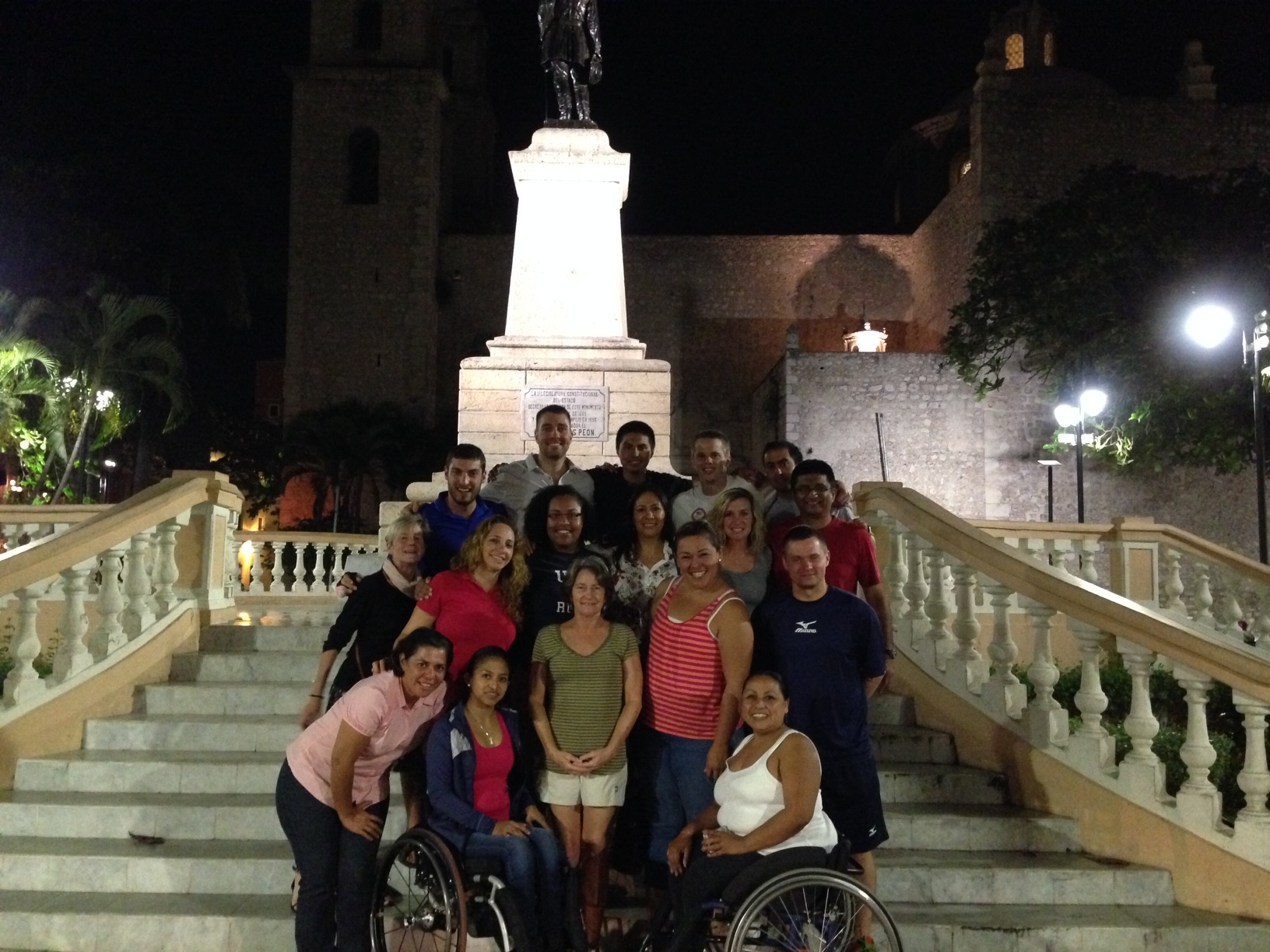 Coaches from the US and Mexico gather for a group photo