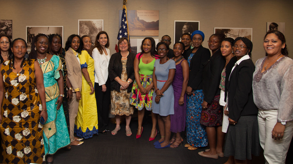 AWEP Group Photo with Assistant Secretary of State, Evan Ryan and  Under Secretary of State for Economic Growth, Energy, and the Environment Catherine Novelli