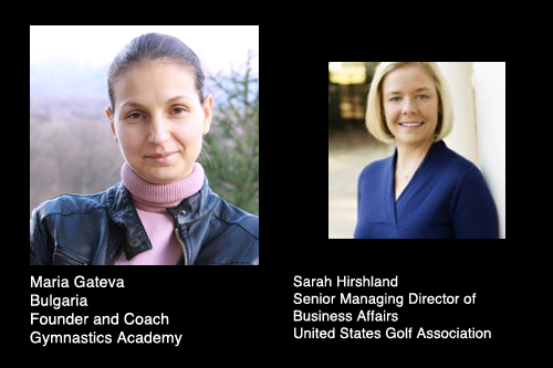 Mentor and mentee from Bulgaria.