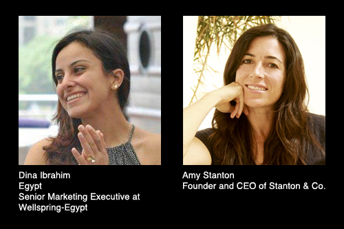 Dina Ibrahim and Amy Stanton