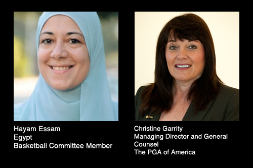 Mentor and mentee from Egypt.