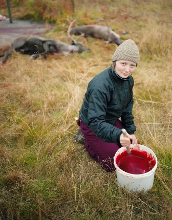 Woman Hunting Reindeer