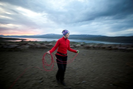 Woman with Rope