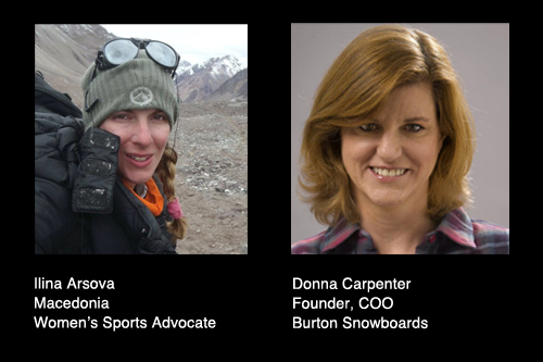 Ilina Arsova and Donna Carpenter