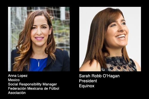 Mentor and mentee from Mexico.