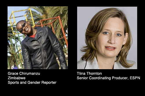 Grace Chirumanzu and Tina Thornton