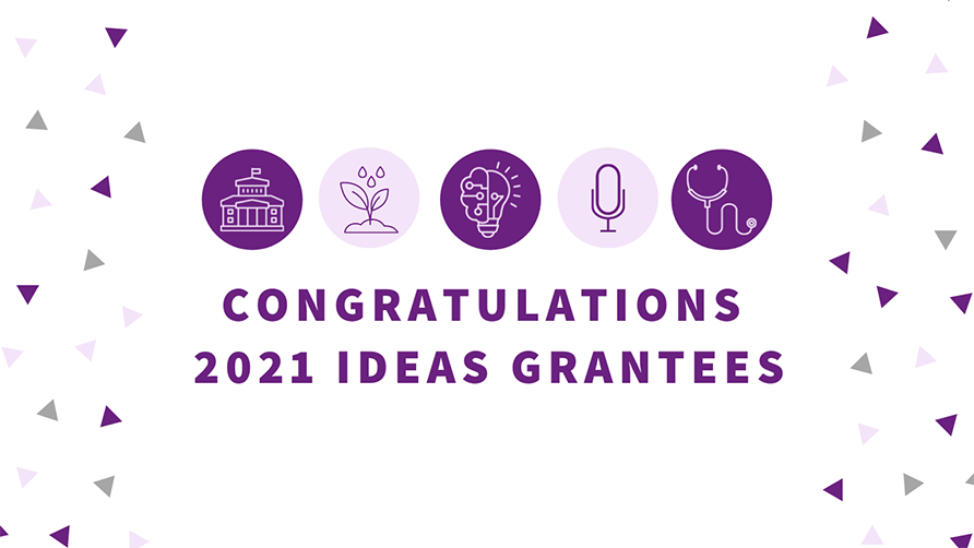 ideas grants announcement banner 2021