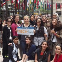 Photo of group of TechGirls participants
