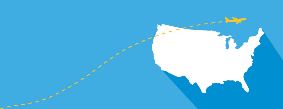 blue map of us