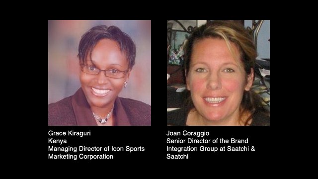 Grace Kiraguri and Joan Coraggio