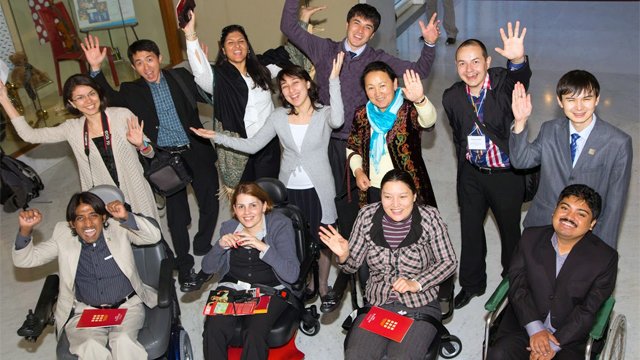 Empower Access Fellows after the Kennedy Center accessibility focused tour. 