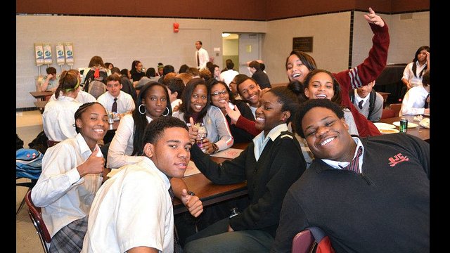 DRC students visited DC-Area high schools to interact with their American peers.