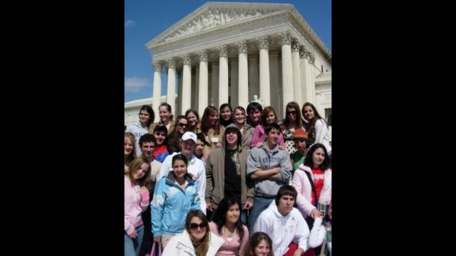 A-SMYLE students visit the U.S. Supreme Court.