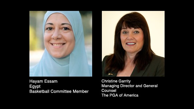Mentor and mentee from Egypt.