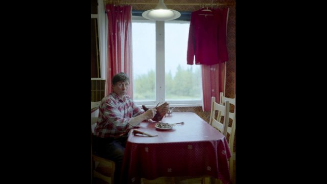 Sámi Man in Kitchen
