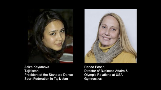Aziza Kayumova and Renee Posan