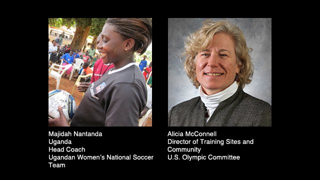 Mentor and mentee from Uganda.