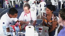 Access alumni work with a volunteer organization to provide healthcare to a Guatemalan community. 