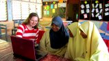 two students at computer