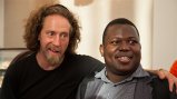 Comedian Josh Blue and Seychellois disability rights advocate and IVLP participant Naddy Zialor.