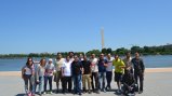 The group went on a DC tour visiting the famous landmarks including the Washington Monument while learning about the history of the nation’s capital.