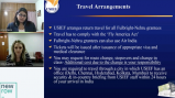 Screenshot of two talking heads in windows beside large presentation window