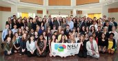 Alumni of the National Security Language Initiative for Youth (NSLI-Y) program gather at the Pathways to the Future 2014 event in Washington, DC