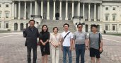 group photo in front of Supreme Court