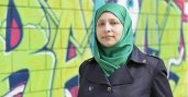 Woman wearing a headscarf
