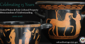 Jars and with primitive drawings of people on them and a graphic title reads: Celebrating 15 Years