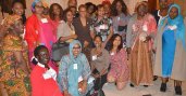 Group shot of mostly African women