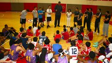 Gheorghe Muresan Trains Turkish and American Youth during World Learning Exchange Program Gheorghe Muresan Trains Turkish and American Youth during World Learning Exchange Program
