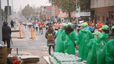 International visitors are the largest group of volunteers at the NYC Marathon International visitors are the largest group of volunteers at the NYC Marathon