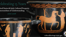 United States and Italy Mark Fifteenth Anniversary of Memorandum to Protect Italian Cultural Heritage United States and Italy Mark Fifteenth Anniversary of Memorandum to Protect Italian Cultural Heritage