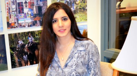 Fulbright Foreign Student, Dina Sanioura, at home in the West Bank. Fulbright Foreign Student, Dina Sanioura, at home in the West Bank.