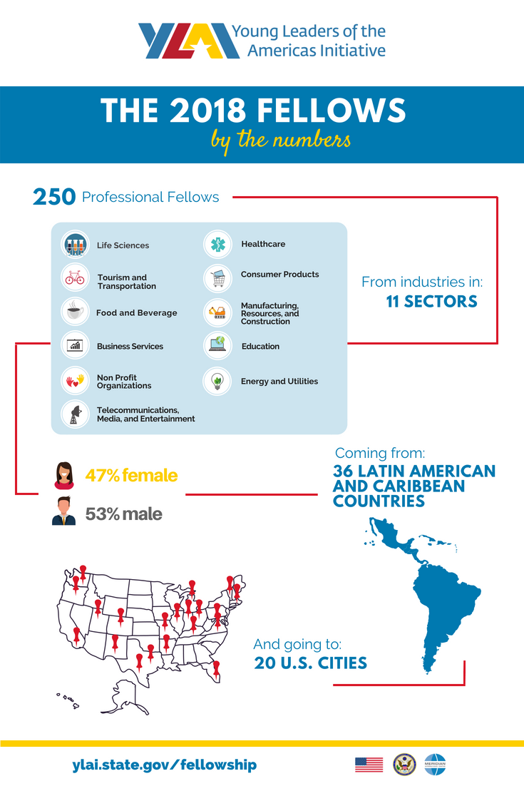 2018 Fellows by the Numbers graphic